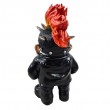 Statue nain punk rock résine casque pics 27 cm - 4