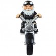 Statue nain de jardin biker sur moto custom en résine 40 cm - 4