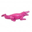 Statue en résine crocodile rose fuchsia 42 cm - 5
