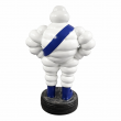 Statue Bibendum Michelin XXL en résine blanche 120 cm écharpe bleue - 3