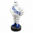 Statue Bibendum Michelin XXL en résine blanche 120 cm écharpe bleue - 4