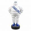 Statue Bibendum Michelin XXL en résine blanche 120 cm écharpe bleue - 5