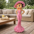 Statue Betty Boop Rose Chapeau 95 cm Résine - 5