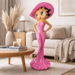 Statue Betty Boop Rose Chapeau 95 cm Résine - 6