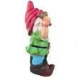 Nain de jardin résine chapeau rouge marteau barbe blanche 43 cm - 4