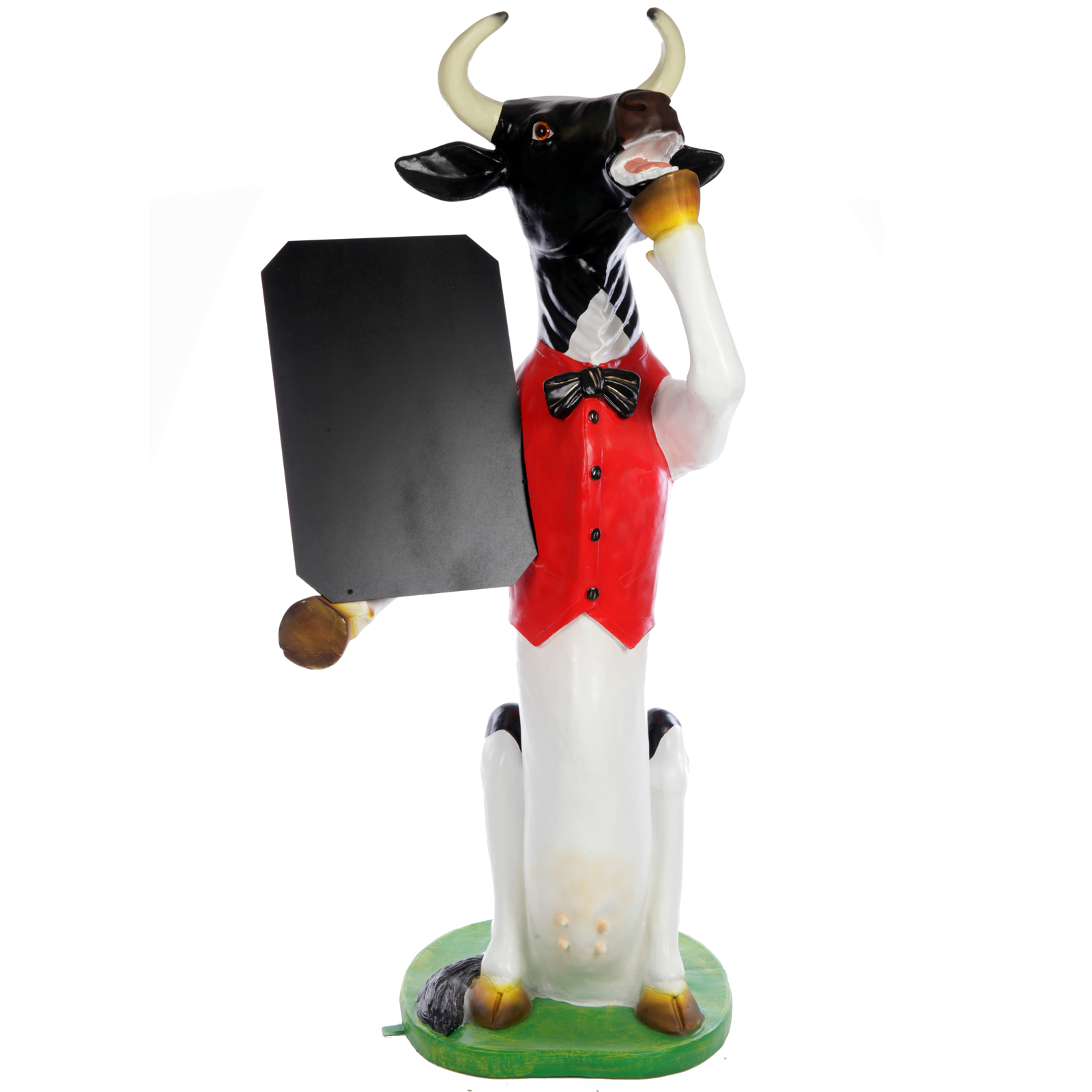 vache resine tableau noir