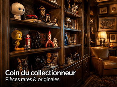 Collection figurines résine objets déco coin du collectionneur